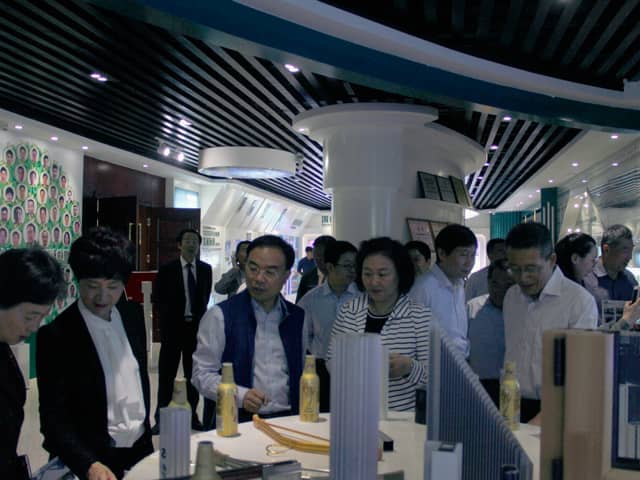 济宁市政协副主席倪丽君莅临ld官网登录机械调研指导工作