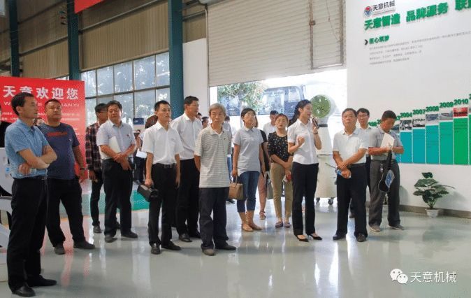 泗水县委组织部“两新”组织党建考察团走进ld官网登录机械