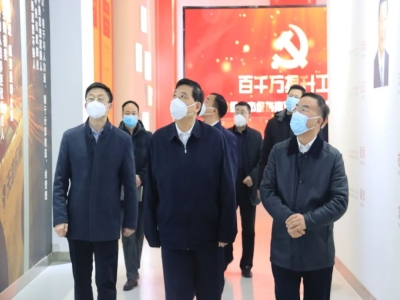 朱朝辉调研ld官网登录机械复工复产情况