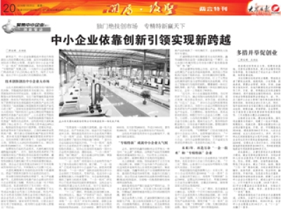 大众日报专题报道ld官网登录机械技术创新引领企业实现跨越发展