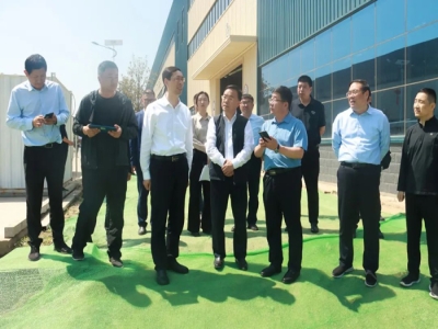 王营带队调研ld官网登录机械大宗固废装备研发生产项目二期