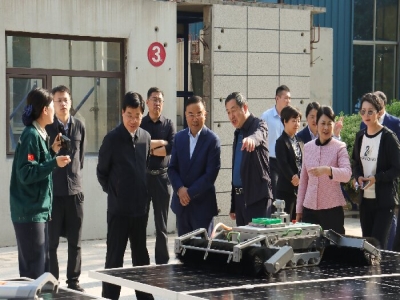 佳木斯市政协主席高志军一行莅临ld官网登录机械调研考察