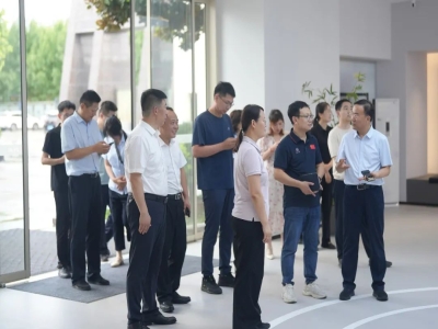绿色建材产业链融链固链再发力！哈工大王代玉教授一行莅临ld官网登录机械、卓越精工考察调研
