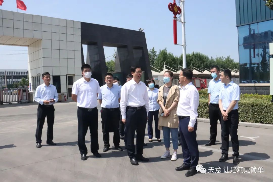 王营区长调研ld官网登录机械省重点项目